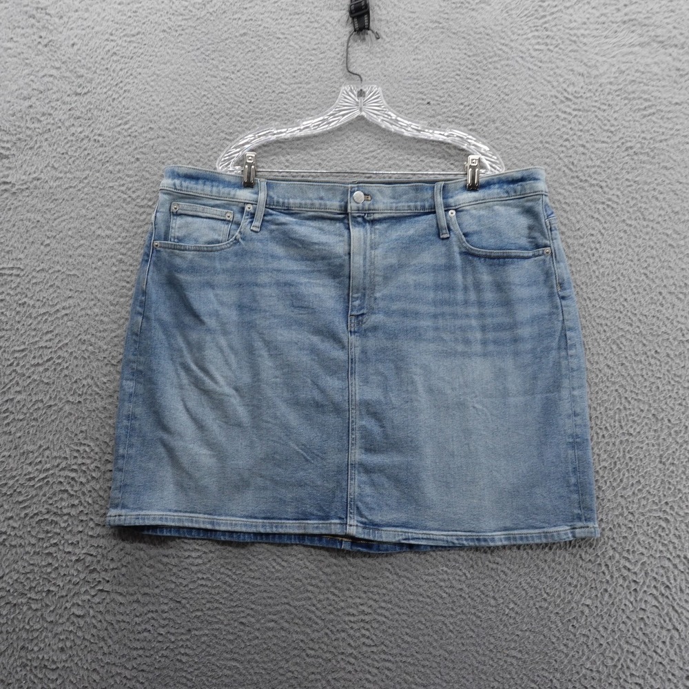 J Crew Skirt Womens 20 Blue‎ Medium Wash Denim Jean Casual Classic